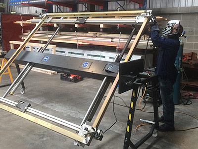 Fire window fabrication